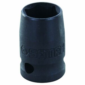 Soquete de Impacto Sextavado 11/16″ Encaixe 1/2″ Preto Sata (Entregue por Ferramentas Kennedy)