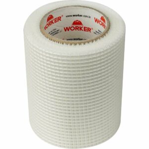 Tela Adesiva Drywall Trancada 100Mmx20M Worker (Entregue por Ferramentas Kennedy)