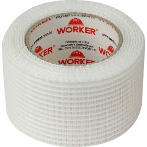 Tela Adesiva para Drywall Trançada 48Mmx20M Worker (Entregue por Ferramentas Kennedy)