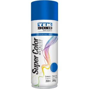 Tinta Spray Metálico Tekbond Azul 350Ml (Entregue por Ferramentas Kennedy)