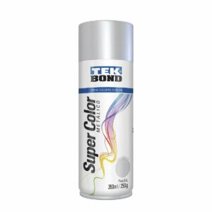 Tinta Spray Metálico Tekbond Prata 350Ml (Entregue por Ferramentas Kennedy)