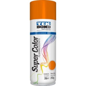 Tinta Spray Usogeral Laranja Fluorescente 350Ml Tekbond (Entregue por Ferramentas Kennedy)