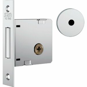 Trava Tetra Externa de Segurança Cromado em Inox Polido Stam (Entregue por Ferramentas Kennedy)