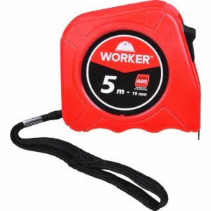 Trena Métrica de Plástico Abs Antirreflexo 5M Worker (Entregue por Ferramentas Kennedy)