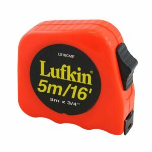 Trena Curta com Fita de Aço L516Cme 3/4″ 5M Lufkin (Entregue por Ferramentas Kennedy)