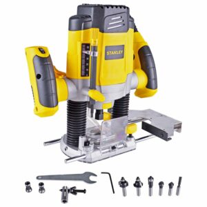 Tupia Elétrica com 6 Fresas 27000Rpm 1200W 127V Stanley (Entregue por Ferramentas Kennedy)