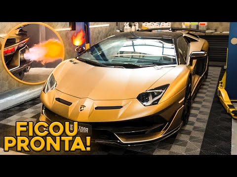 Leia mais sobre o artigo LAMBORGHINI AVENTADOR SVJ COM ESCAPE SECRET WEAPON * NÍVEL MÁXIMO *