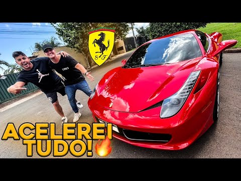 Leia mais sobre o artigo ACELEREI TUDO COM A FERRARI 458 DO RENATO GARCIA * GARAGEM NÍVEL MÁXIMO *