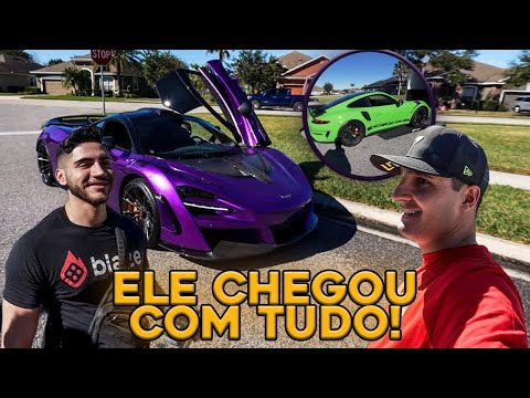 Leia mais sobre o artigo O CAIO ARAUJO VEIO ME VISITAR * MCLAREN 720S NOVITEC N-LARGO – PORSCHE 911 GT3 RS  *