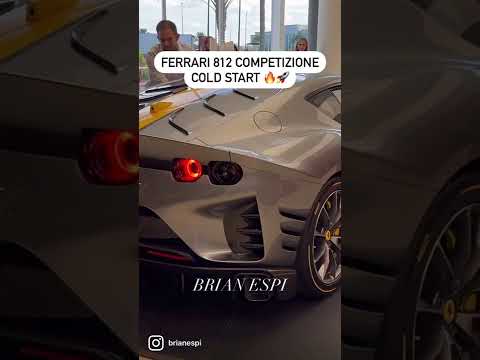 Leia mais sobre o artigo FERRARI 812 COMPETIZIONE COLD START #ferrari #812 #812competizione #v12 #car #cargames