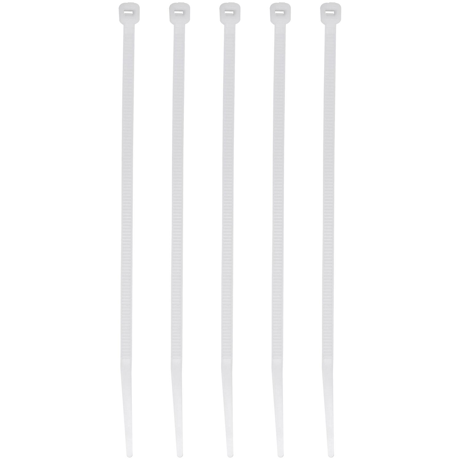 AbraÃ§adeira Nylon 4,8Mm X 350Mm Branca Kala 100 PeÃ§as