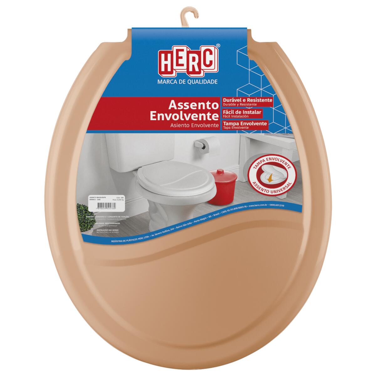 Assento SanitÃ¡rio Envolvente Caramelo Herc