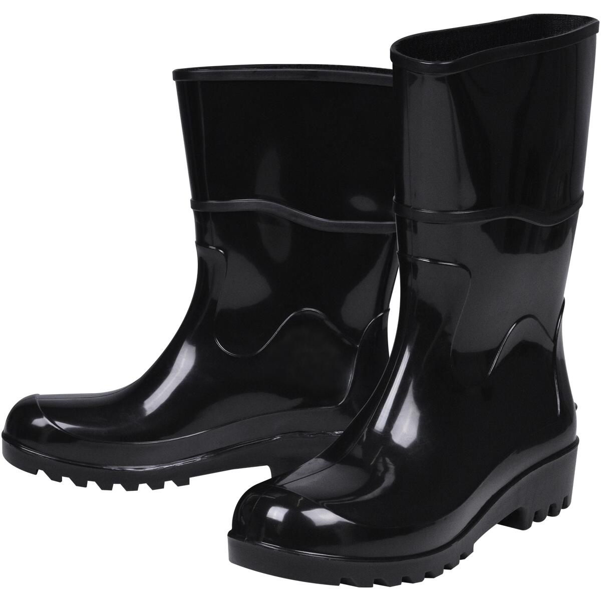 Bota Pvc Preto Cano MÃ©dio Sem Forro NÂ°43 Worker