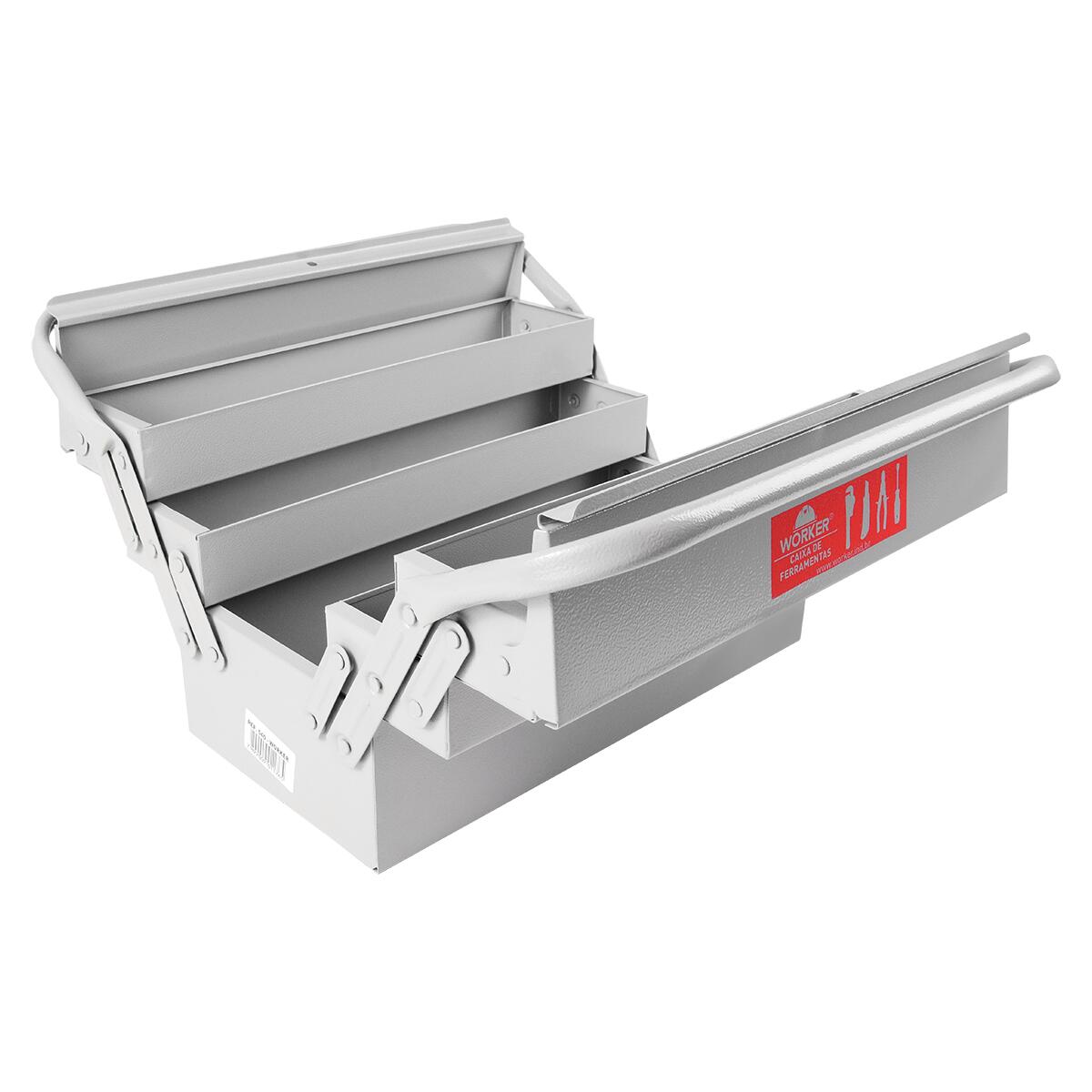 Caixa Para Ferramentas Sanfonada 5 Gavetas 400X210Mm Worker