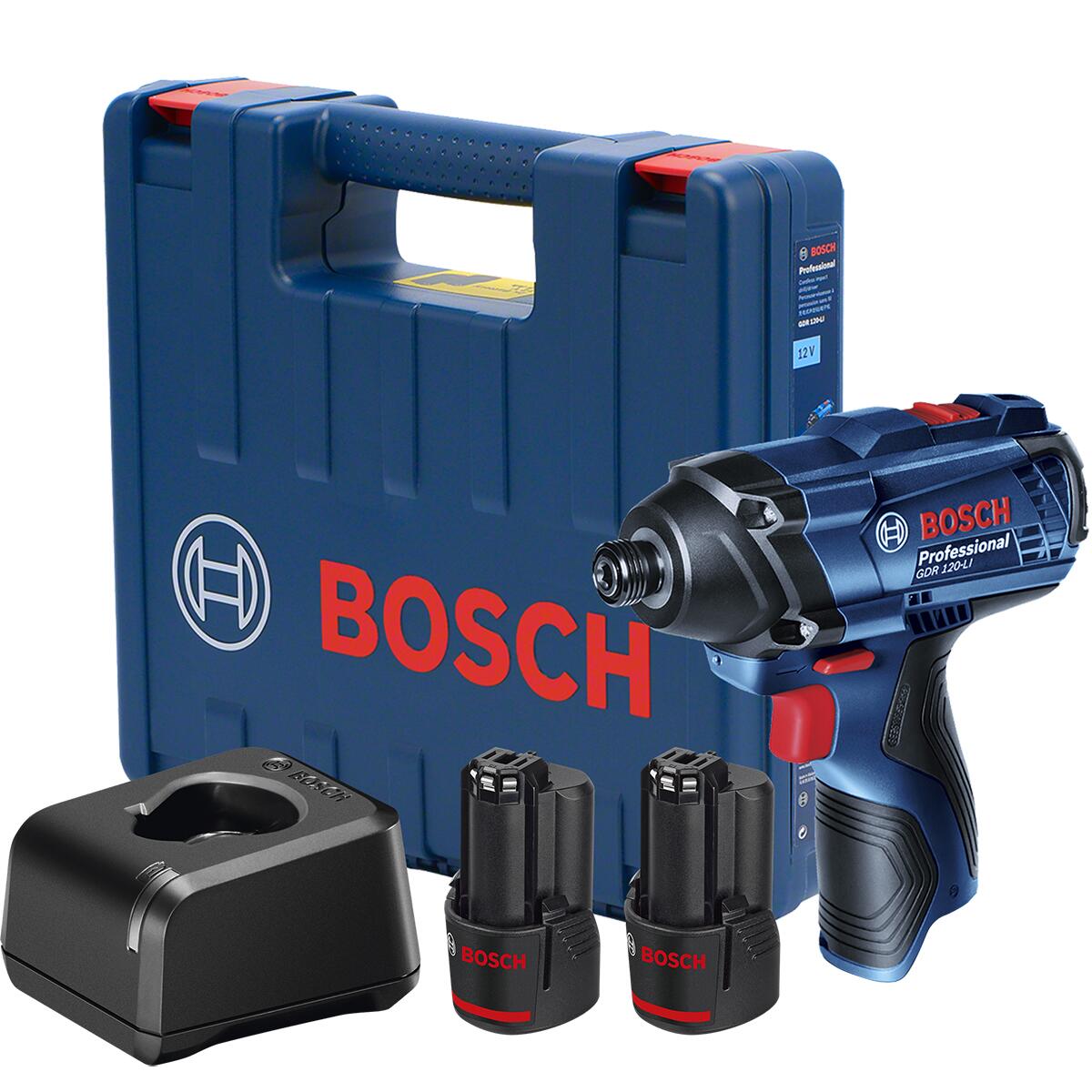 Chave De Impacto A Bateria De LÃ­tio 1/4″ Gdr120-Li 12V Biv Bosch