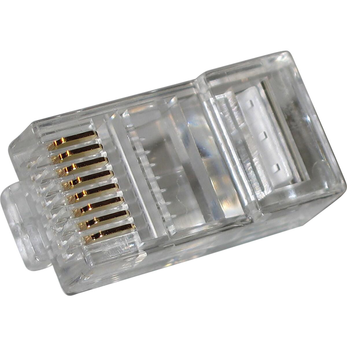 Conector Macho Rj45 8 Vias Interneed 100 PeÃ§as