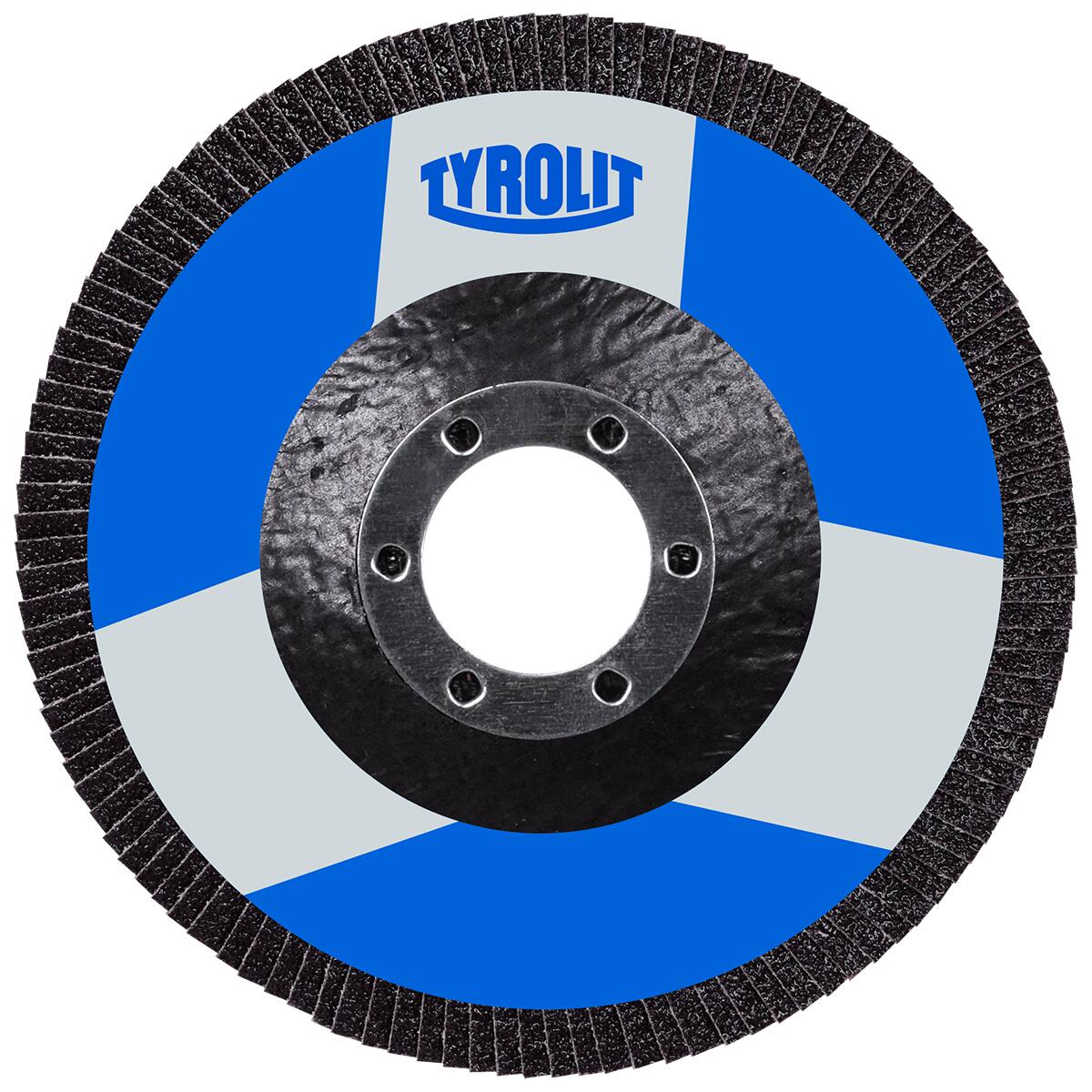Disco Flap Curv G120 Tyrolit 4.1/2″x22 Zirconio