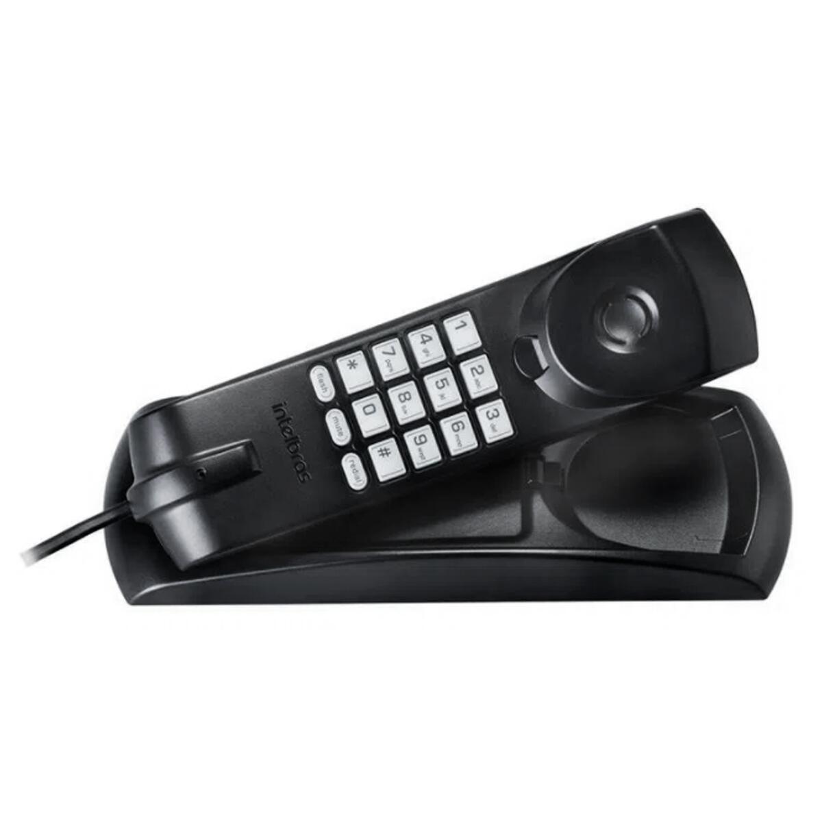 Telefone Gôndola Com Fio Preto Tc 20 Intelbras