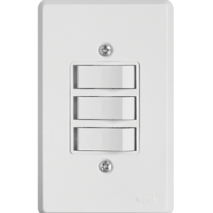 Interruptor Pratika Branco 3Ts Ilumi
