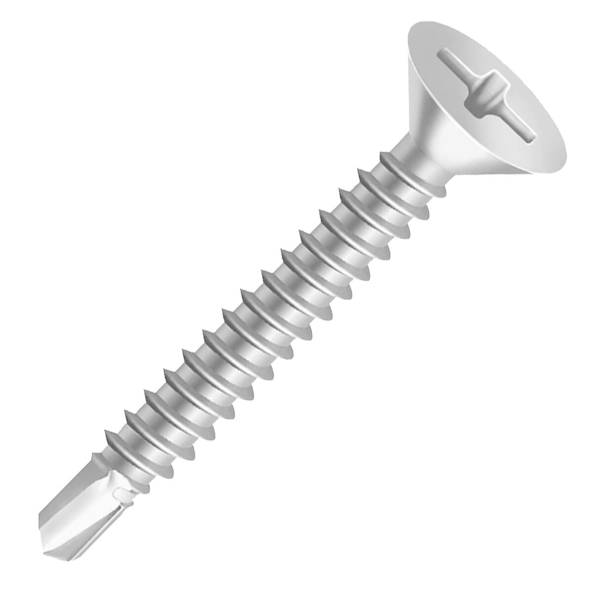 Parafuso Auto Atarraxante Chata Pb Zincado 4,2X25Mm Ri 500 PÃ§s