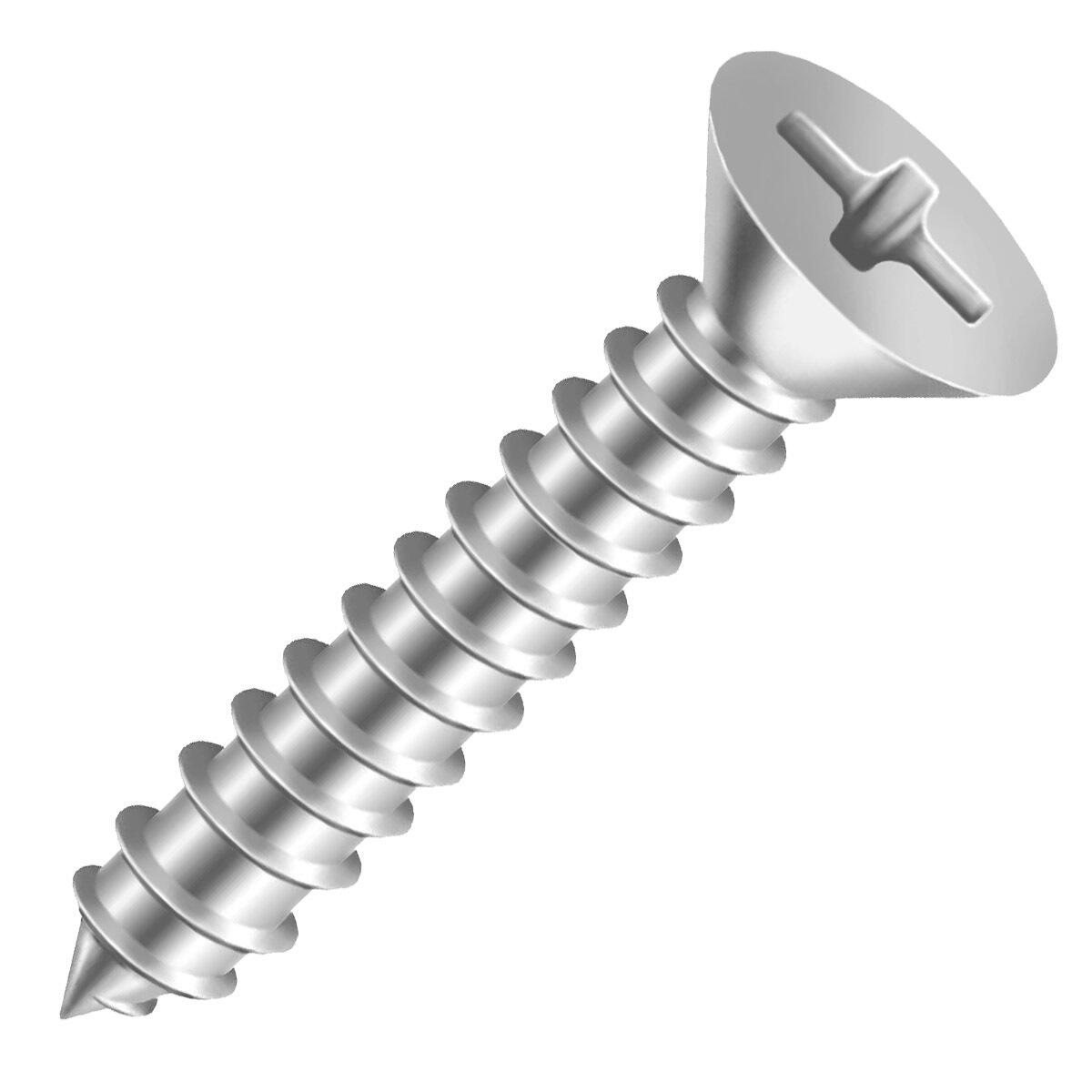 Parafuso Auto Atarraxante Chata Zinc 2,9X13Mm Ri 500 PÃ§s
