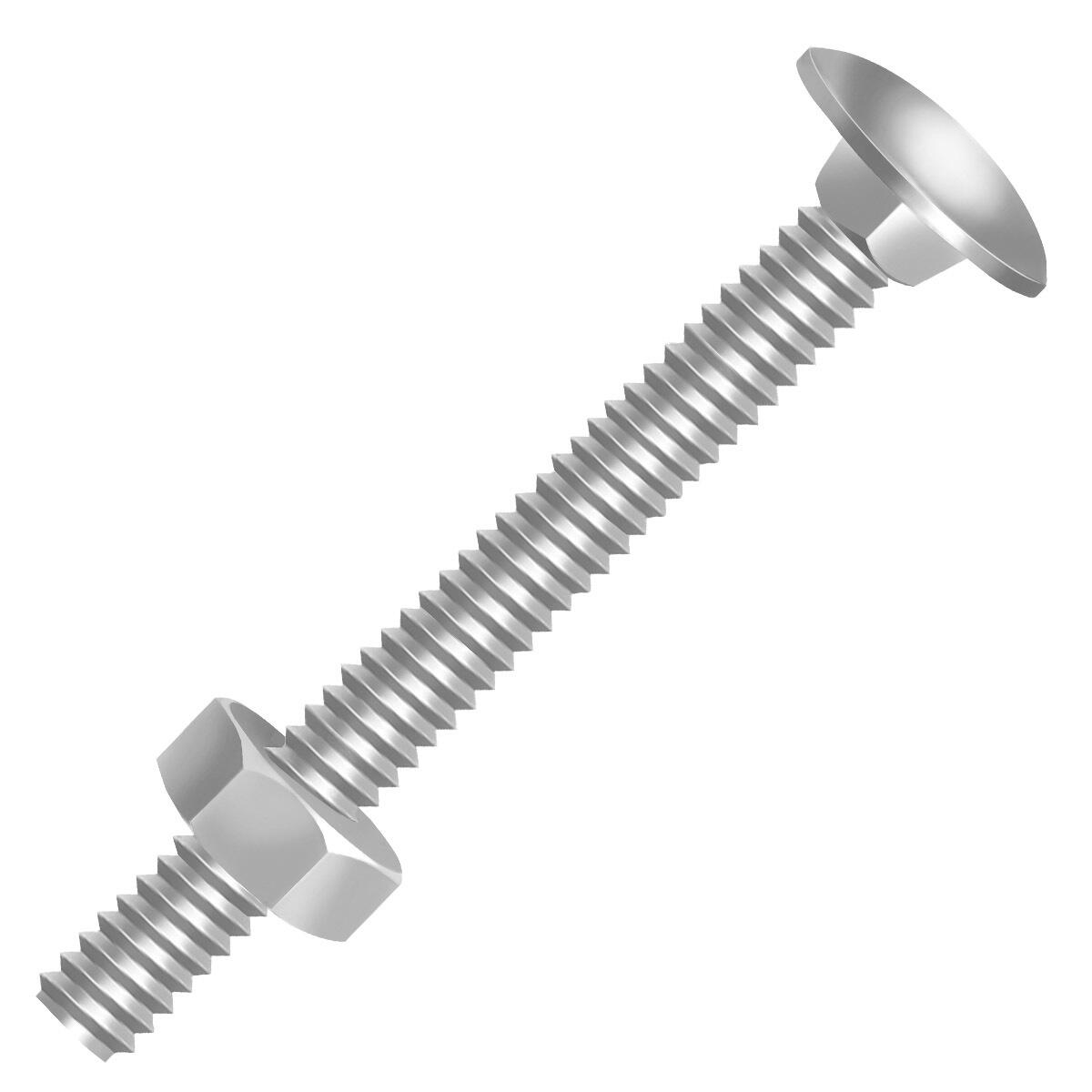 Parafuso FrancÃªs Porca Ciser 1/4″x3/4″ Zincado 500 PeÃ§as