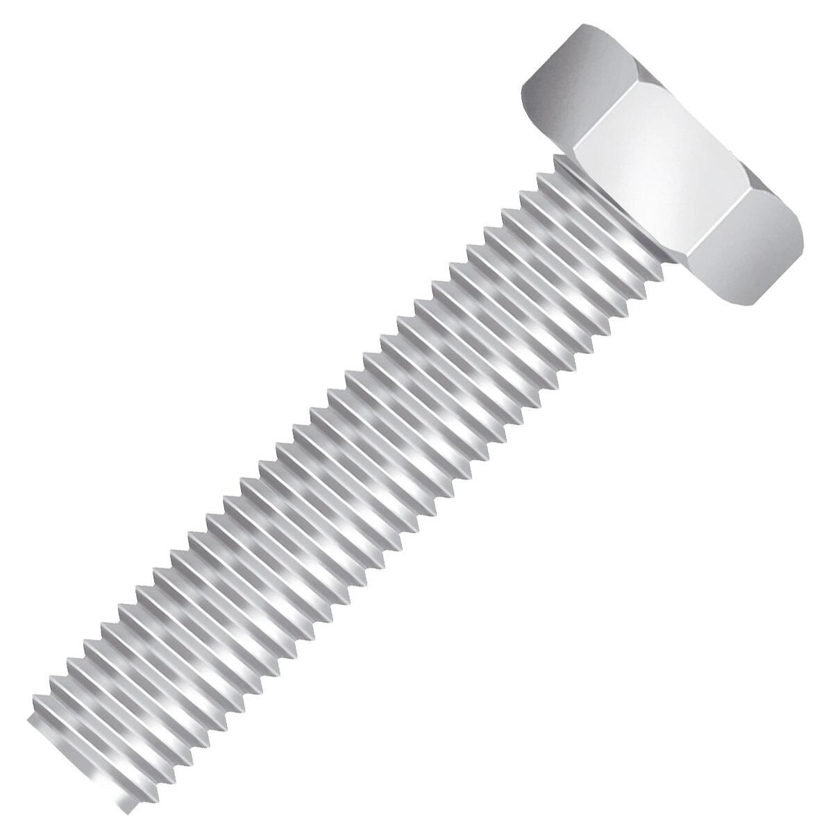 Parafuso Sextavado Unc Zincado Ciser 3/8X3 Ri