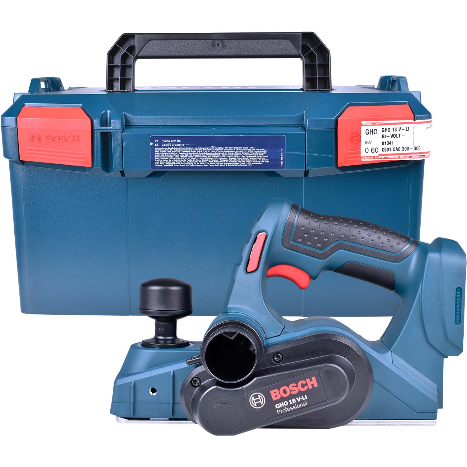Plaina A Bateria 18V Gho18V-Li Bosch