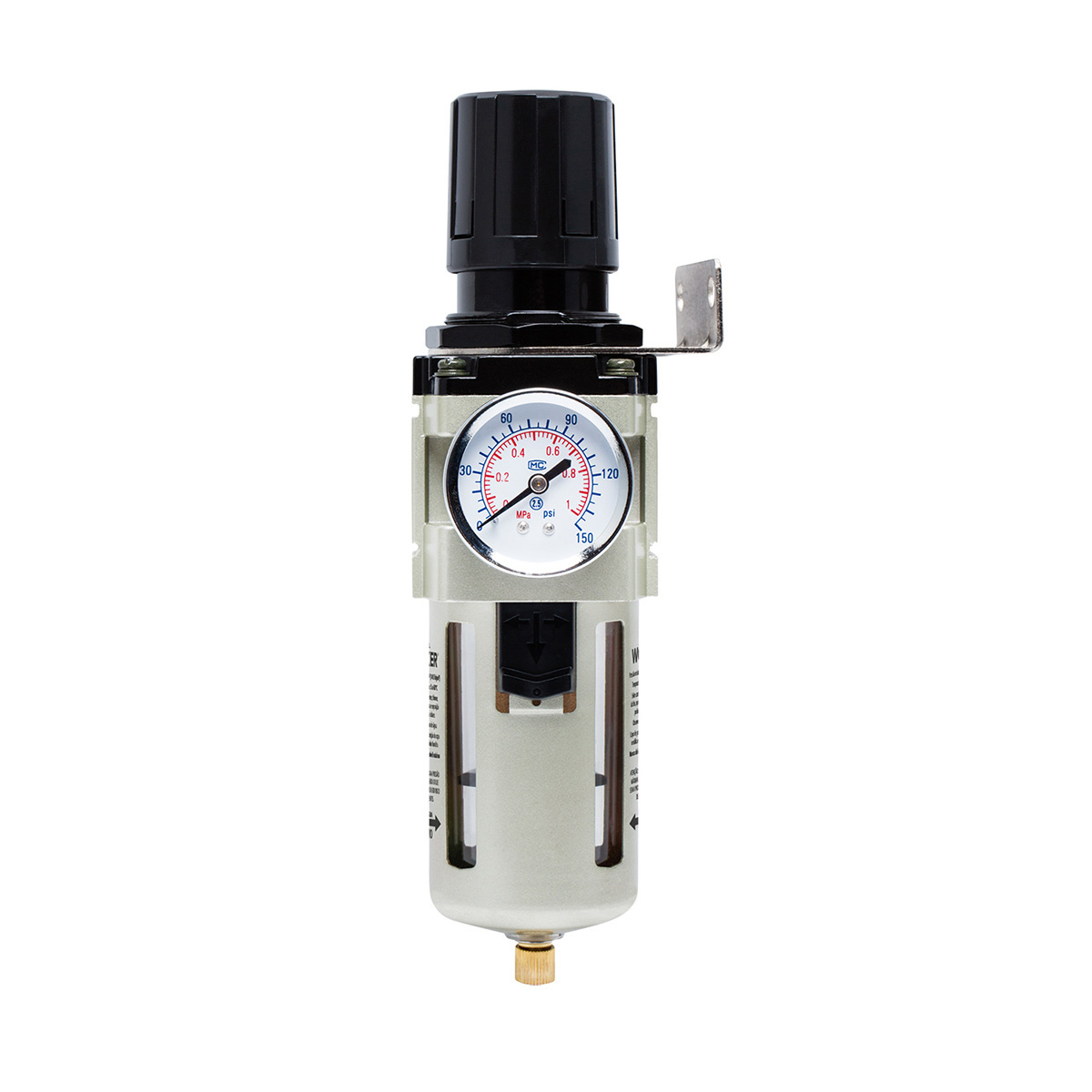 Filtro Regulador De PressÃ£o 1/2″ Npt 10Bar Worker