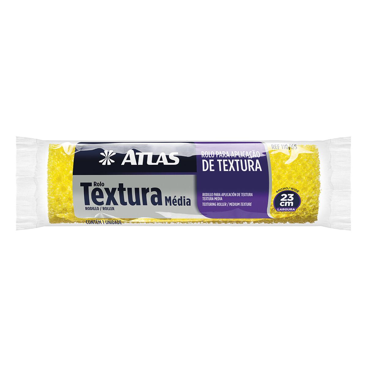 Rolo Textura Media Atlas 23Cm 110/65