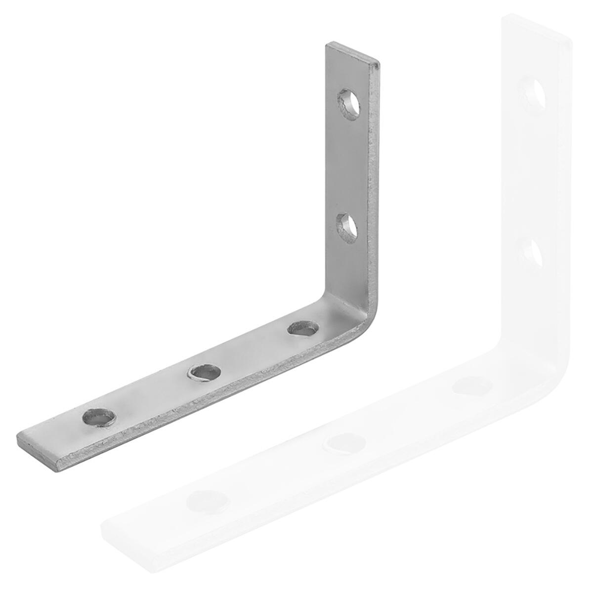 Suporte Cortina Leve Kala 7X11Cm Zincada 10 PeÃ§as