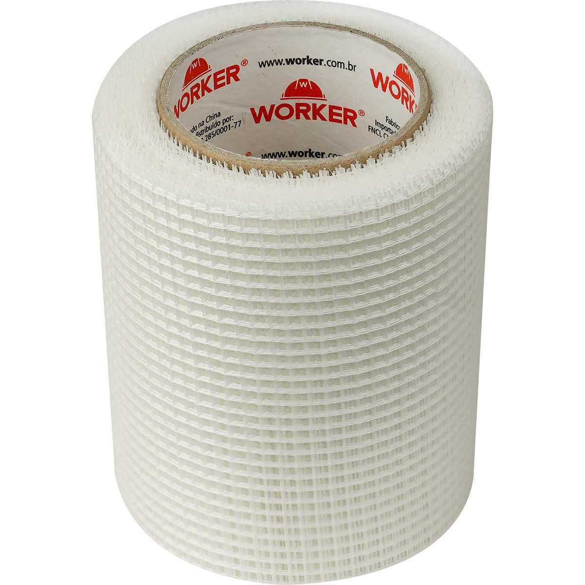 Tela Adesiva Drywall Trancada 100Mmx20M Worker