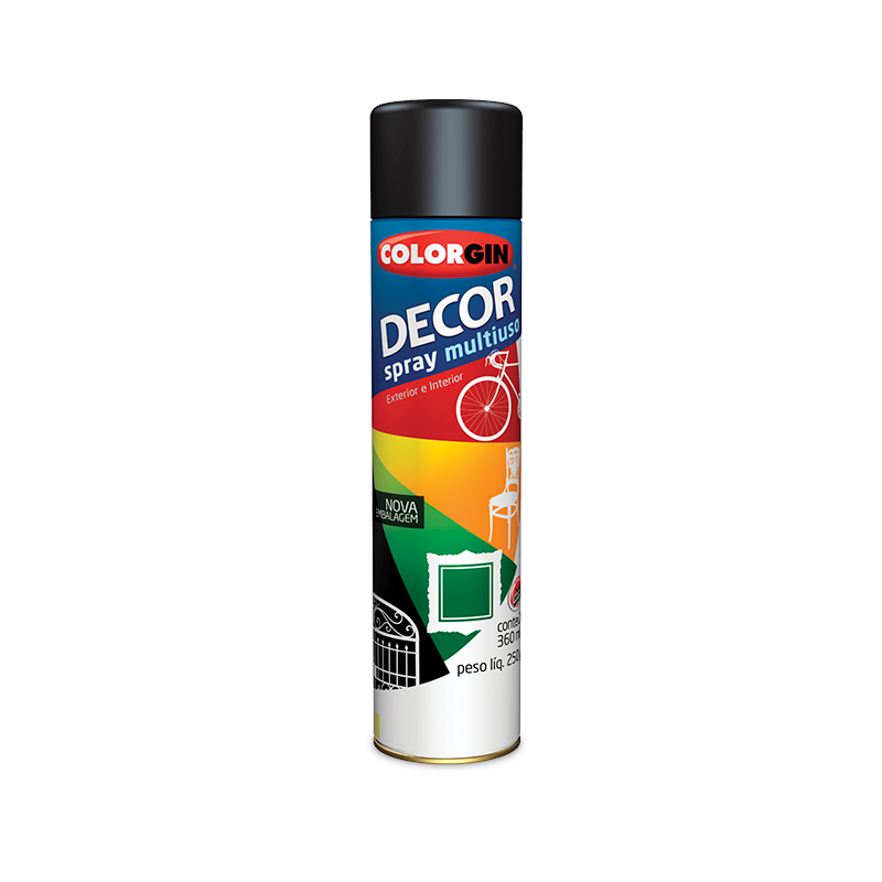Tinta Spray DecoraÃ§Ã£o AlumÃ­nio Colorgin