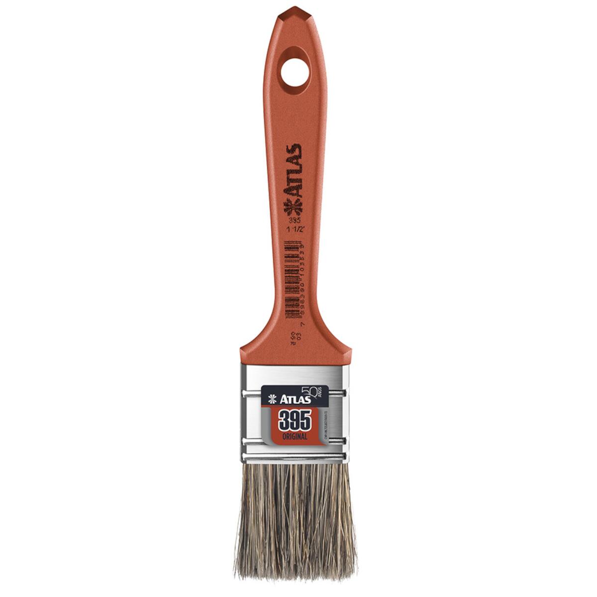 Trincha MÃ©dia 395 Cerda Mista Cabo Creme 1.1/2″ Atlas
