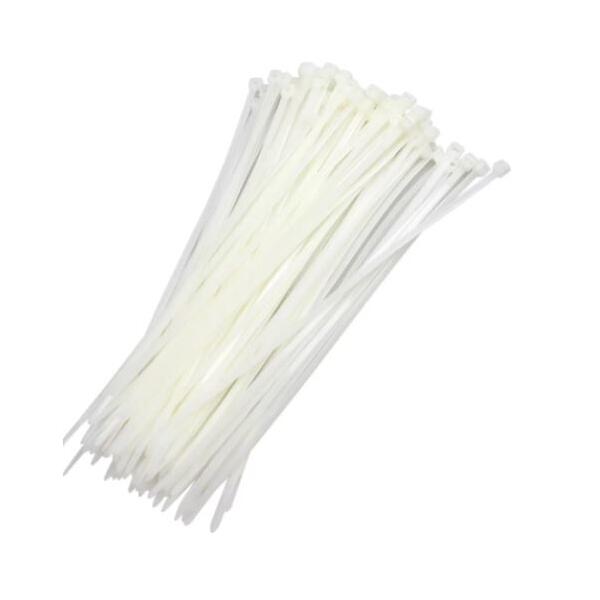 AbraÃ§adeira De Nylon 2,5X150Mm Branca 100 PeÃ§as Worker
