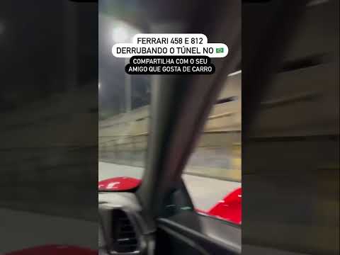 Leia mais sobre o artigo NÍVEL MÁXIMO? #ferrari #458 #812 #cars #automobile #car #v8 #tunnel
