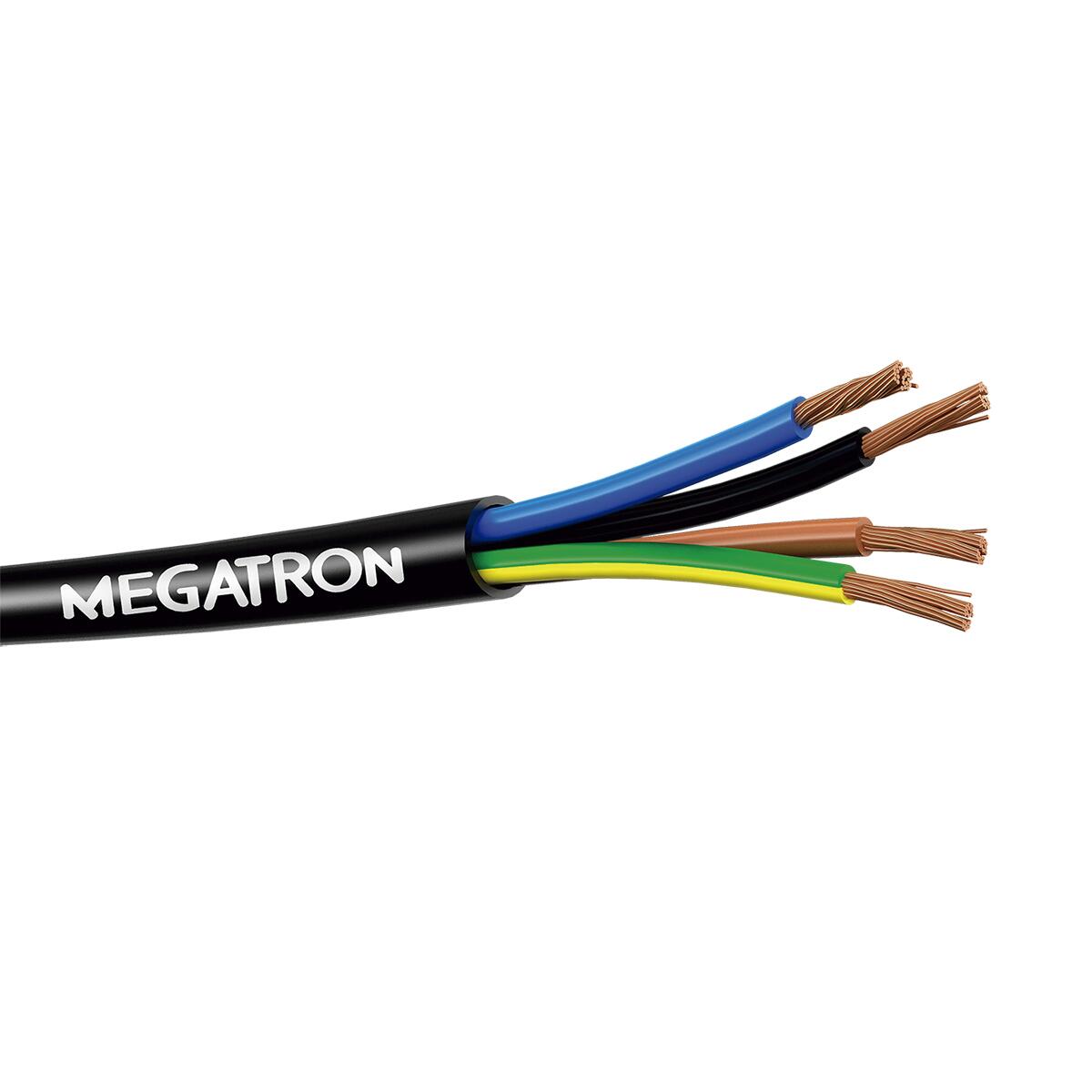 Cabo FlexÃ­vel Pp Com 3 Condutores 4Mm 500V 100M Megatron