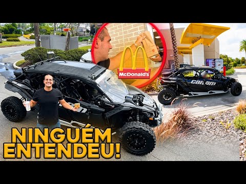 Leia mais sobre o artigo ACELERANDO TUDO DE UTV NA GRINGA * FUI NO MCDONALDS  *