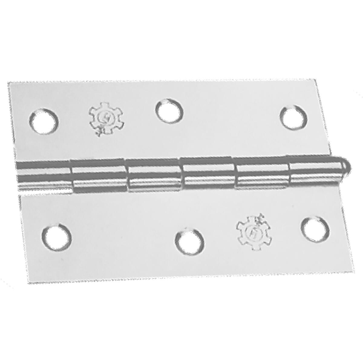 Dobradiça Pino Simples Polida 2.1/2" 24 Peças