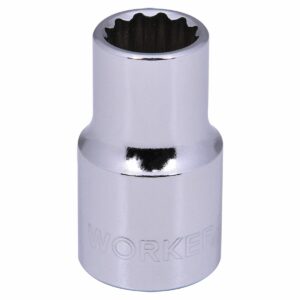 Soquete Estriado Encaixe 1/2″ 11Mm Worker (Entregue por Super Pro Atacado)
