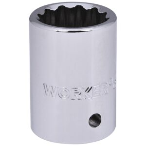 Soquete Estriado Encaixe 3/4″ 24Mm Worker (Entregue por Super Pro Atacado)