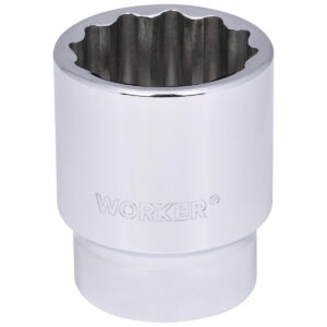 Soquete Estriado Encaixe 3/4″ 34Mm Worker (Entregue por Super Pro Atacado)