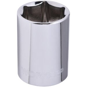 Soquete Sextavado Encaixe 1/2″ 27Mm Worker (Entregue por Super Pro Atacado)