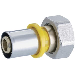 Conector Gás Transição Amanco Fêmea Móvel Dn16X1/2