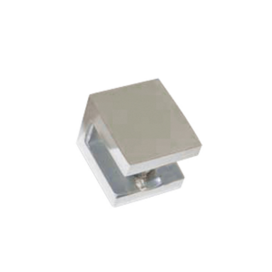Suporte U Quadrado Criativa 10Mm Zamac Cromado 25 Peças