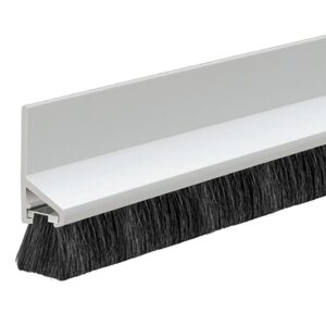 Veda Porta Adesivado Tecnoperfil Pvc Br 80Cm Escova (Entregue por Super Pro Atacado)