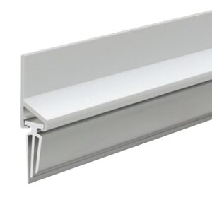 Veda Porta Adesivado Tecnoperfil Pvc Branco 90Cm (Entregue por Super Pro Atacado)