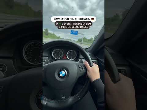 Leia mais sobre o artigo BMW M3 V8 NA AUTOBAHN NA ALEMANHA 🇩🇪 #bmw #bmwm3 #m3 #m3e92 #bmwm
