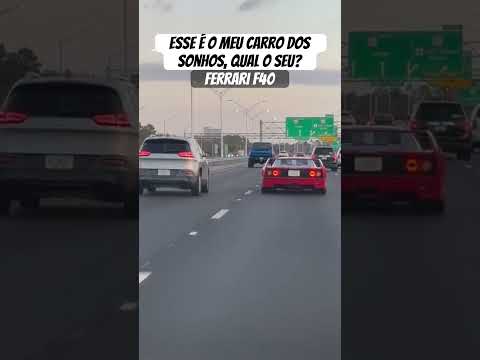 Leia mais sobre o artigo FERRARI F40 #ferrari #f40 #laferrari #orlando #automobile #sportscar #friends