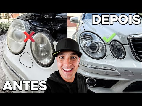 Leia mais sobre o artigo COMO RESTAURAR O FAROL DO SEU CARRO EM CASA  * PROJETO MERCEDES-BENZ E63 AMG * EPISÓDIO 2